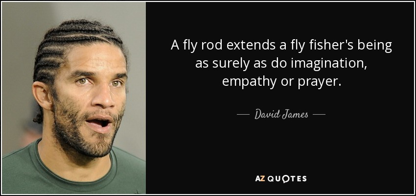 A fly rod extends a fly fisher's being as surely as do imagination, empathy or prayer. - David James