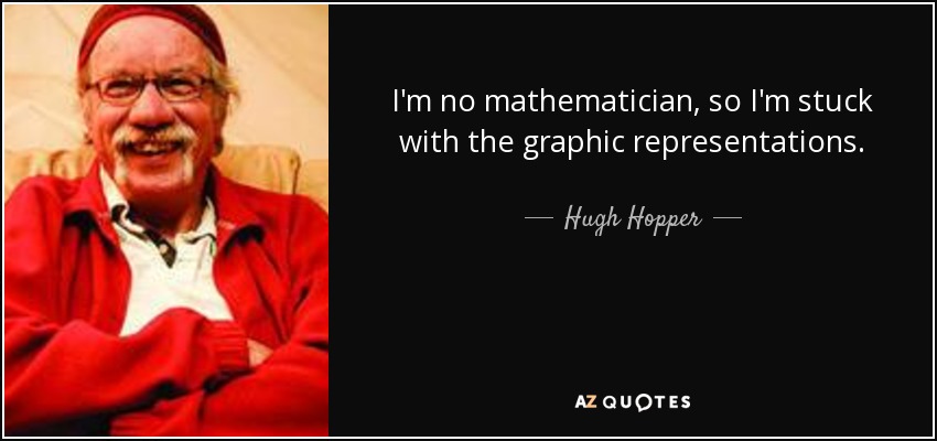 I'm no mathematician, so I'm stuck with the graphic representations. - Hugh Hopper