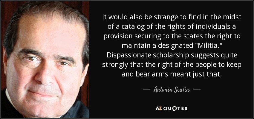 It would also be strange to find in the midst of a catalog of the rights of individuals a provision securing to the states the right to maintain a designated 