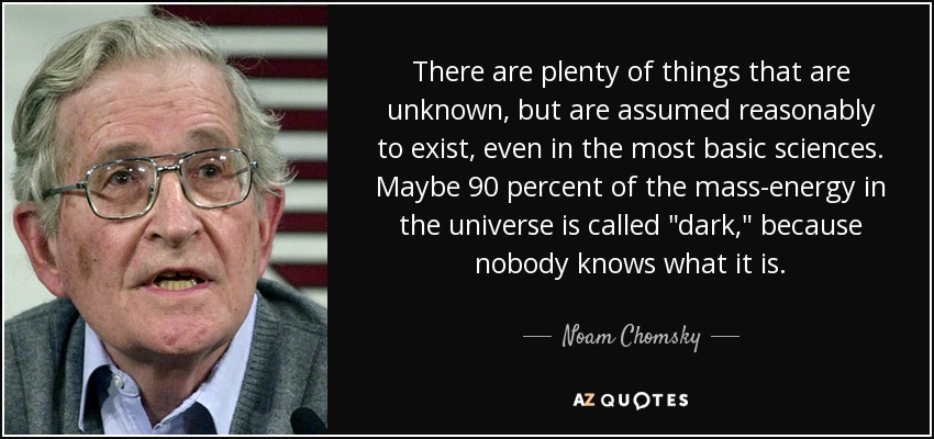 There are plenty of things that are unknown, but are assumed reasonably to exist, even in the most basic sciences. Maybe 90 percent of the mass-energy in the universe is called 