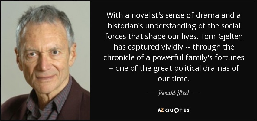 With a novelist's sense of drama and a historian's understanding of the social forces that shape our lives, Tom Gjelten has captured vividly -- through the chronicle of a powerful family's fortunes -- one of the great political dramas of our time. - Ronald Steel