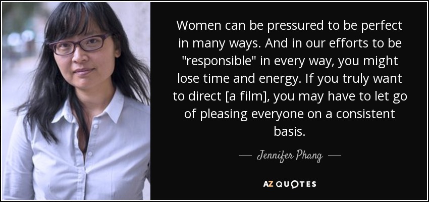 Women can be pressured to be perfect in many ways. And in our efforts to be 