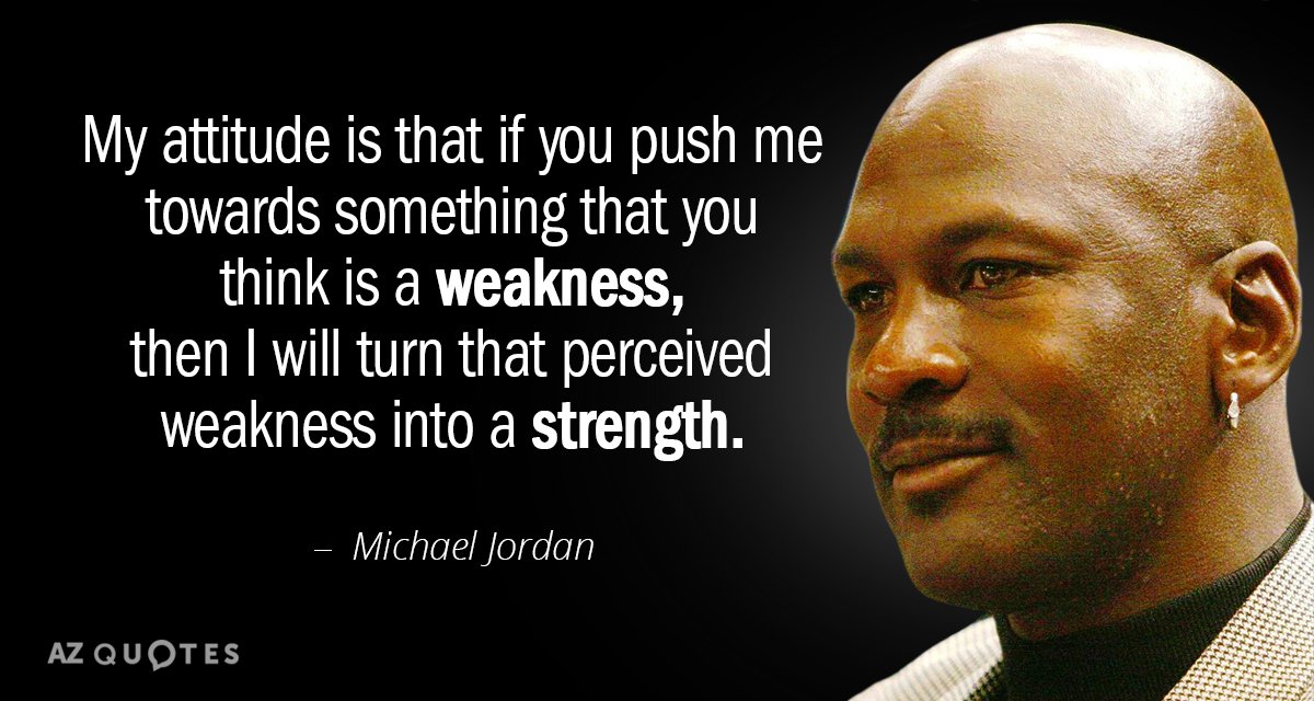 Michael Jordan presupuesto: Mi actitud es que si me empujas hacia algo que crees...